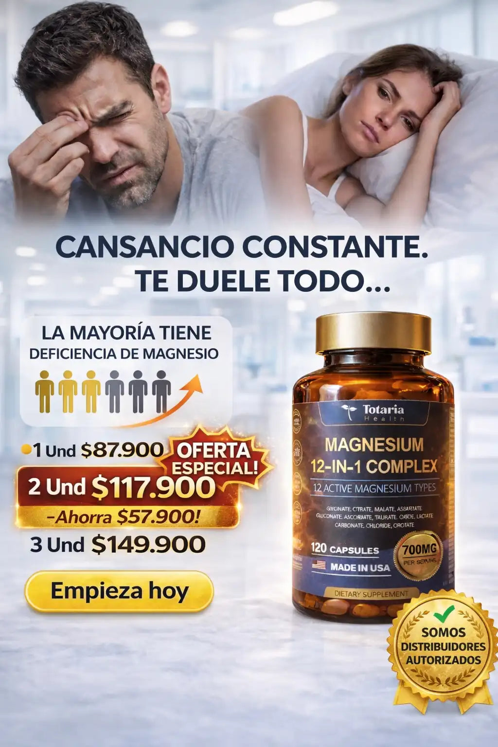 [🔥PROMO HOY] Magnesio 12 en 1 Complex