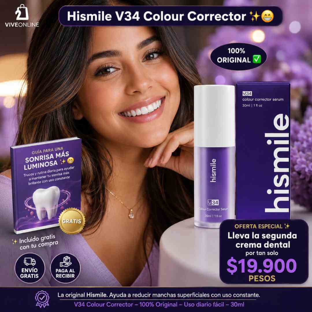 Hismile (La Original): Neutraliza el Amarillo y Recupera el Brillo Natural de tu Sonrisa (+Obsequio Gratis)