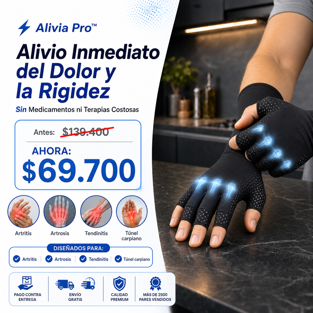 [🔥PROMO HOY] Alivia Pro™: Guantes de Compresión Terapéuticos - Alivio Inmediato del Dolor
