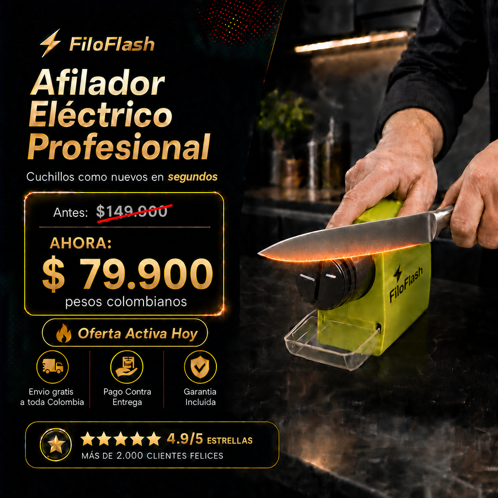 [🔥ÚLTIMO DIA PROMO] FiloFlash™ - recupera el filo de tus cuchillos en segundos