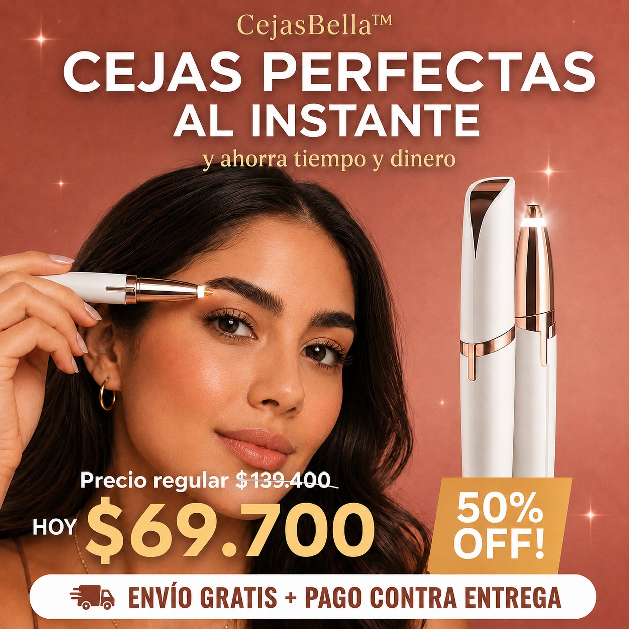 CejasBella™ – Cejas perfectas al instante y ahorra tiempo y dinero