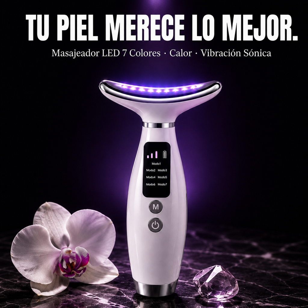 MASAJEADOR FACIAL RECARGABLE