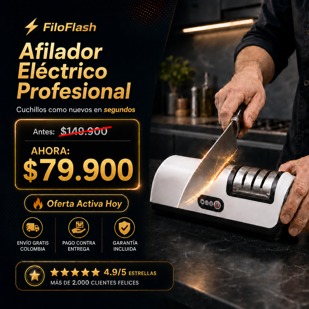 [🔥ÚLTIMO DÍA PROMO] FiloFlash™ - recupera el filo de tus cuchillos en segundos