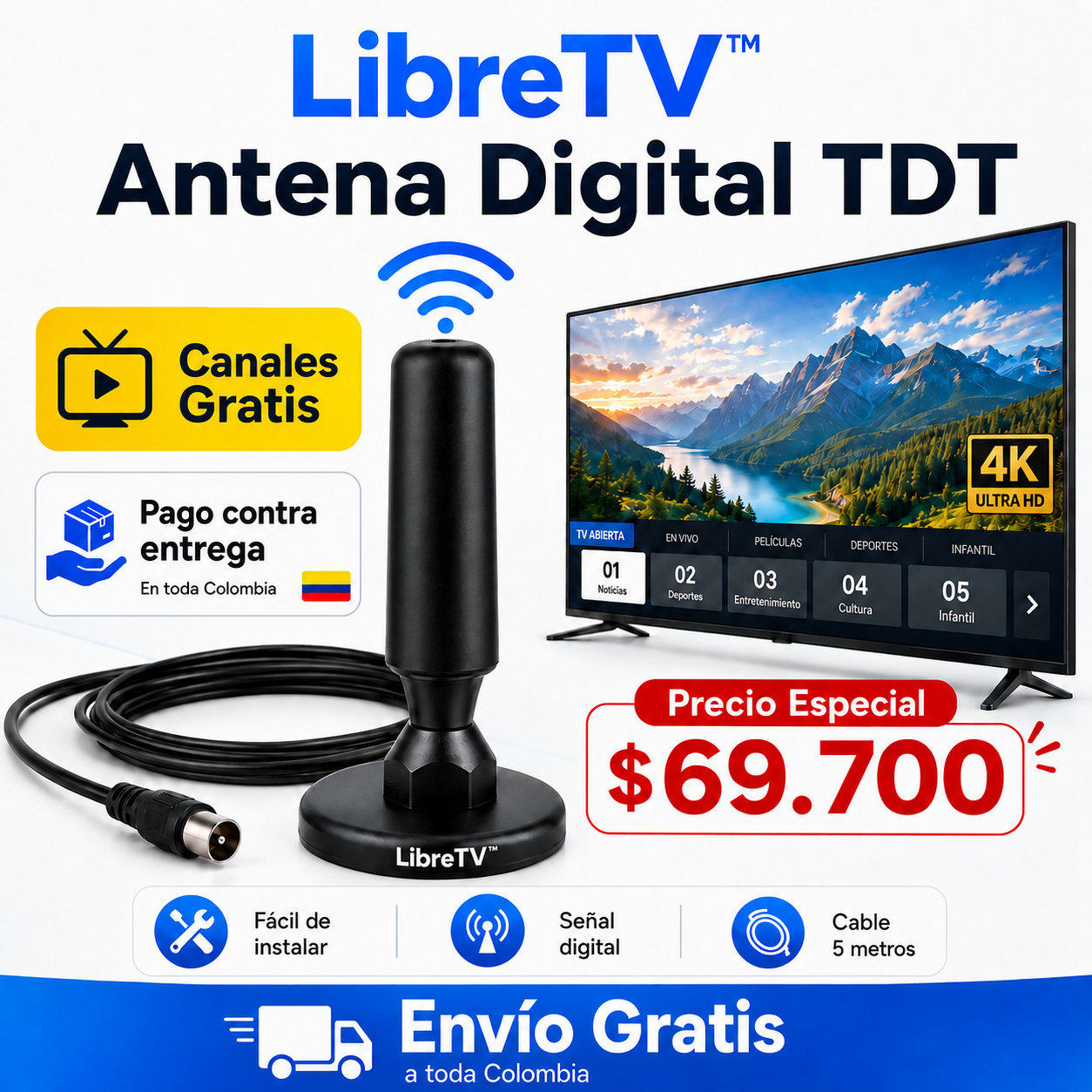 LibreTV™ – Antena Digital TDT para Ver Canales Gratis