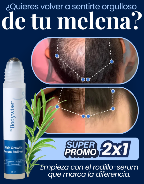 BodyWise (Lleva 2 x Paga 1) - Sérum Capilar Anticaida y Crecimiento Intensivo